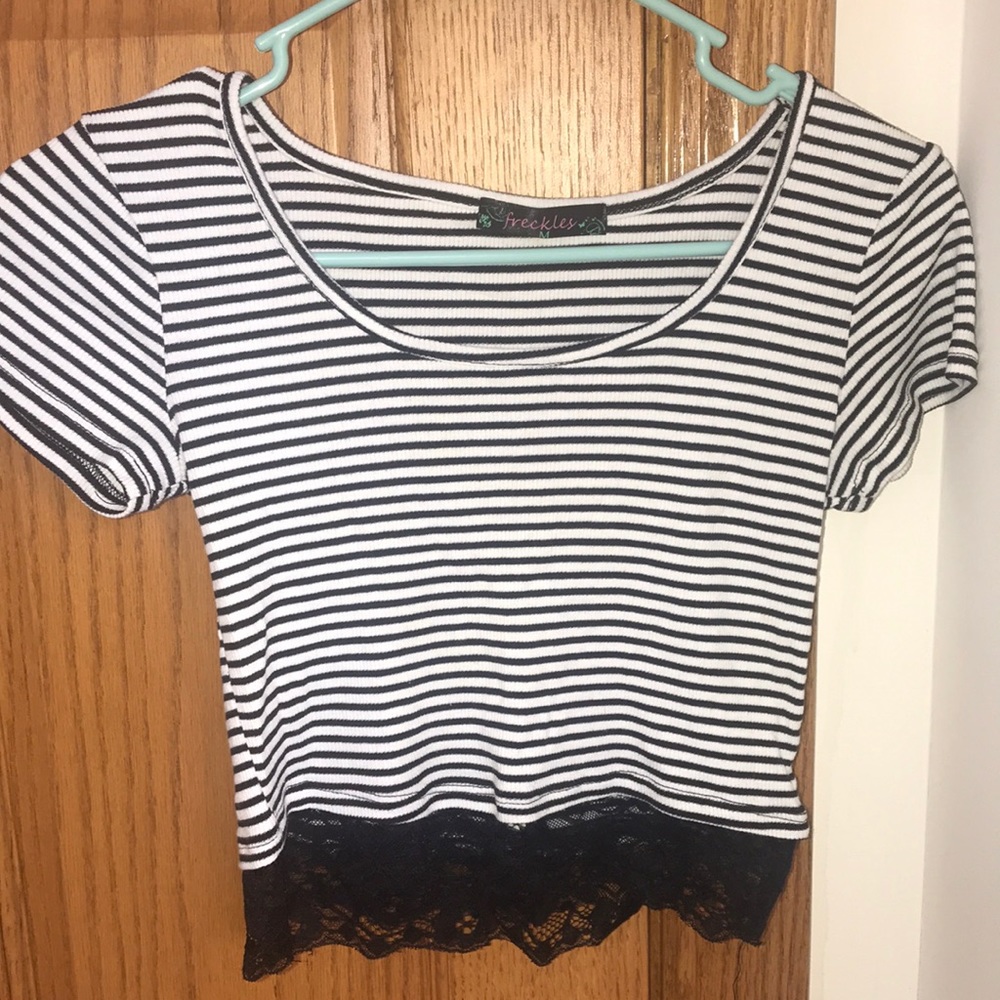 Striped Crop Top